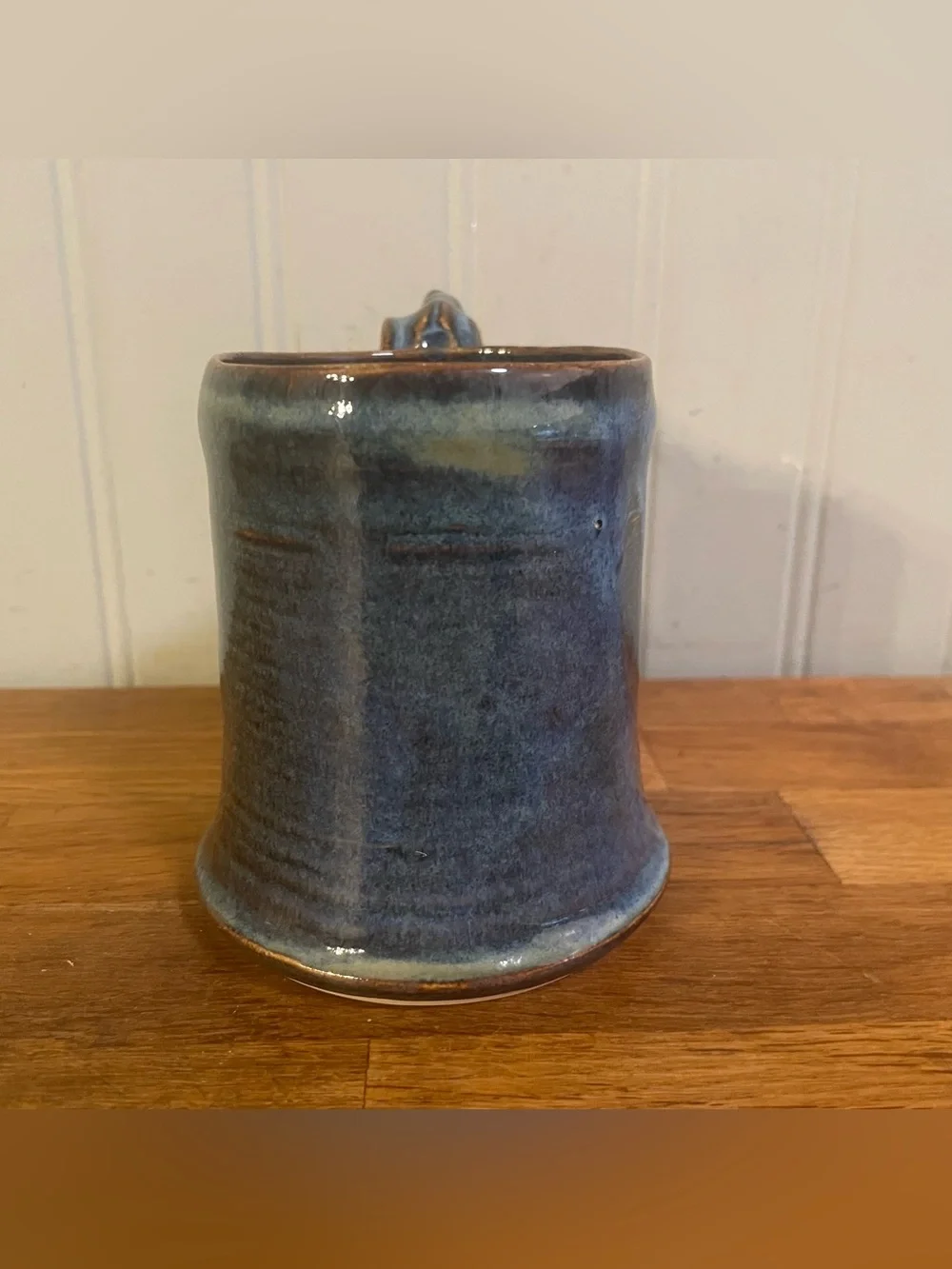 Studio Art Pottery Glazed Mug with Pawprint Maker’s Mark